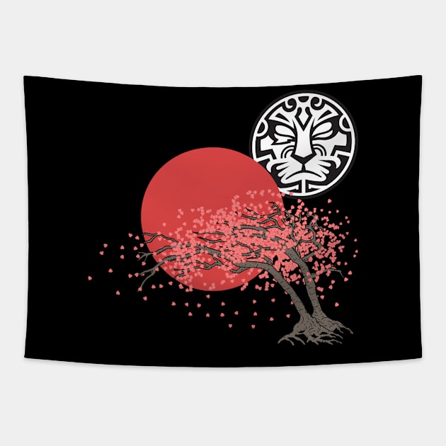 Jinrai: Cherry Blossom Tapestry by Mister Jinrai