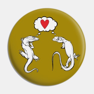 Lizard Lovers Pin