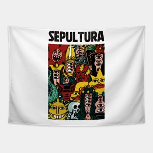 Monsters Party of Sepultura Tapestry