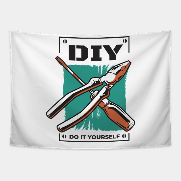 DIY Tools Tapestry by EarlAdrian