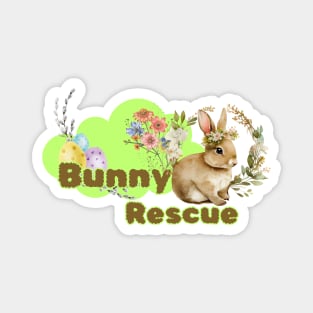 Bunny Rescue Magnet