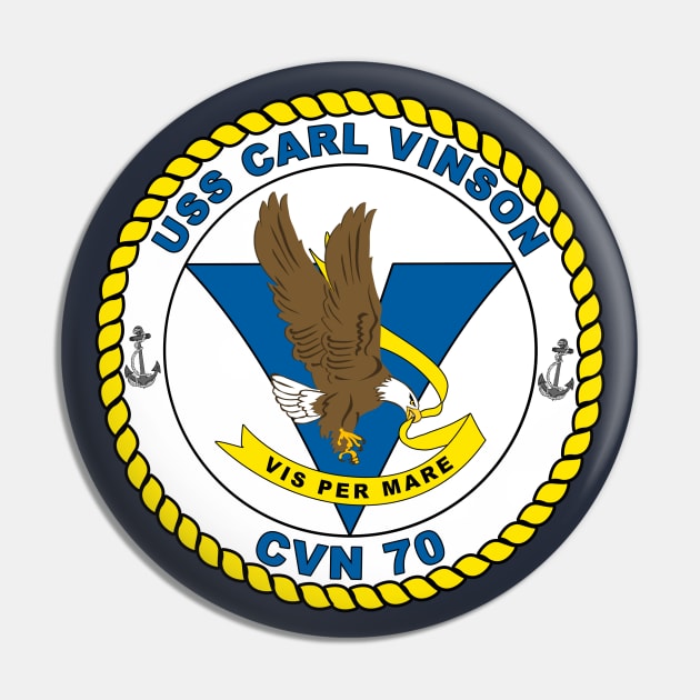 Patch for USS Carl Vinson CVN 70 Pin by MilitaryVetShop