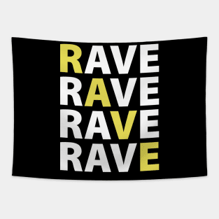 Rave Raver Techno EDM House music Tapestry