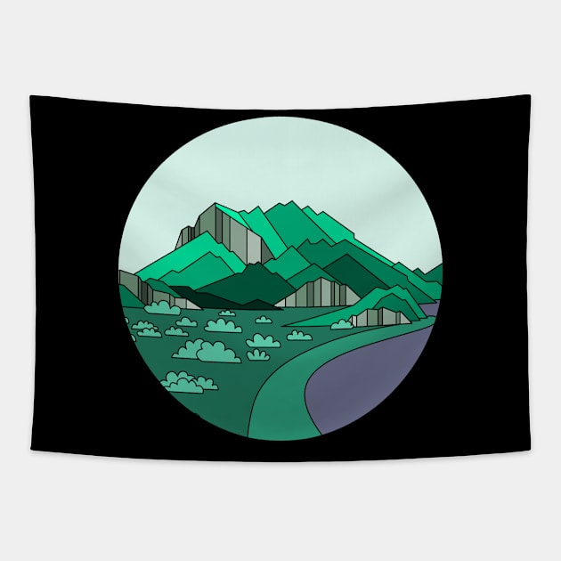 Mountains Are My Life Tapestry by GoranDesign