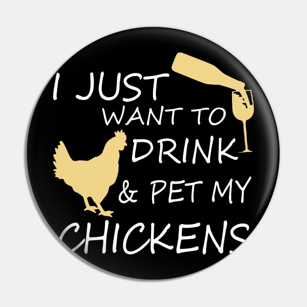 Chickens Pin by Dojaja