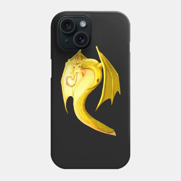 Banana Slug Dragon Phone Case by StormCrow42