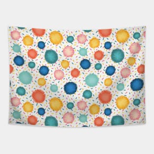 Pom Poms Party Tapestry