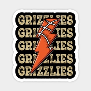 Funny Sports Grizzlies Proud Name Basketball Classic Magnet