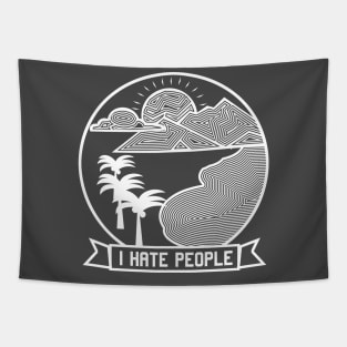 I HATE PEOPLE Tapestry