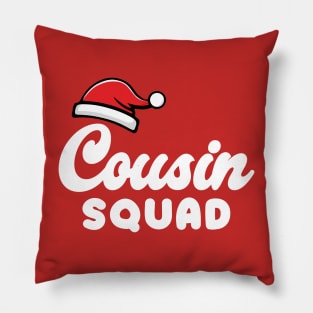 Cousin Squad Santa Hat Pillow