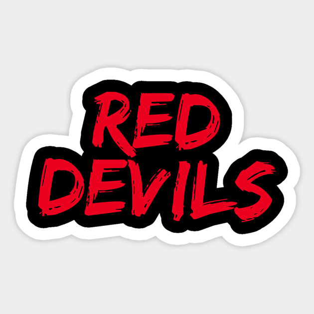 Red Devils - Man United - Sticker | TeePublic