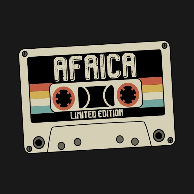 Africa - Limited Edition - Vintage Style by Debbie Art