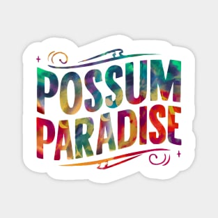 Colorful Possum Paradise Magnet