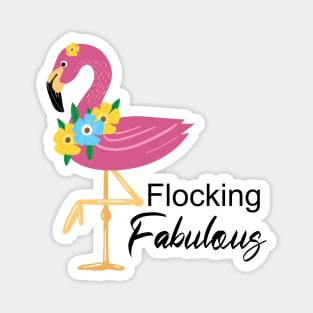 Flocking Fabulous Magnet