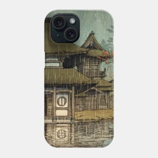 Hasui Kawase - sendai temple Japanese Art Phone Case