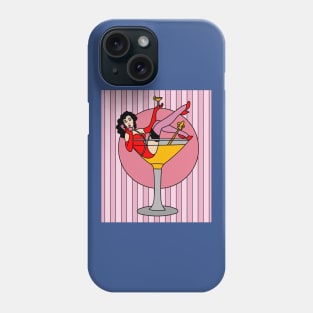 Drink Bathing Drinking Crazy Phone Case