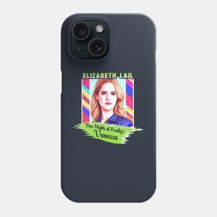 five nights at freddy's movie 2023 Elizabeth Lail as Vanessa graphic design Phone Case