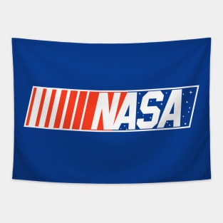 NASA NASCAR Logo Space Astronaut Tapestry