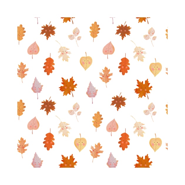 Autumn Leaves Pattern, Fall vibes by gusstvaraonica