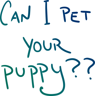 Can I Pet Your Puppy?? Magnet