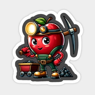 apple the miner Magnet