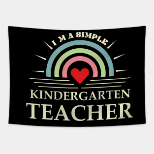 I'm A Simple Kindergarten Teacher Tapestry