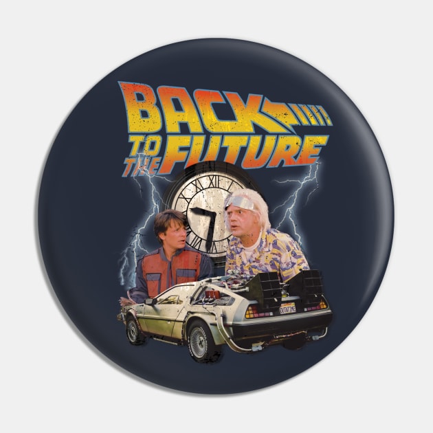 Back to the 80s Pin by HarlinDesign