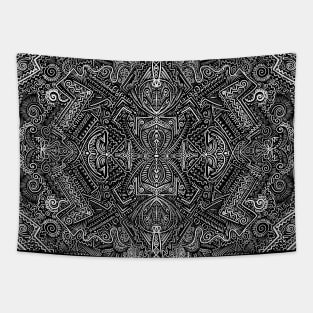 Aztec- B/W Tapestry