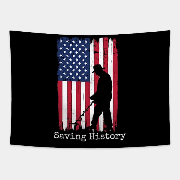 Metal Detector Tapestry by DesignsbyBryant