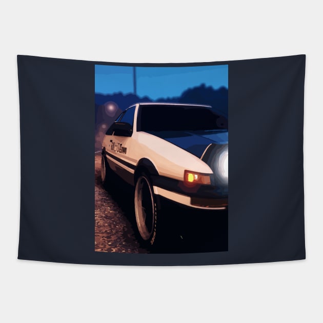 initial D Tapestry by store of art