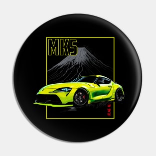 Fluorescent Yellow MK5 Pin