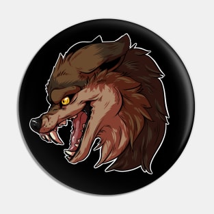 Werewolf smile Pin