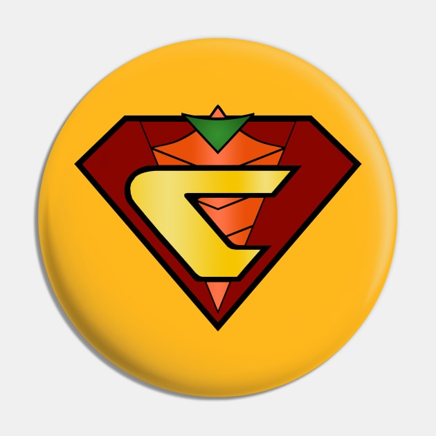 Captain Carrot Pin by Nomad_Zero