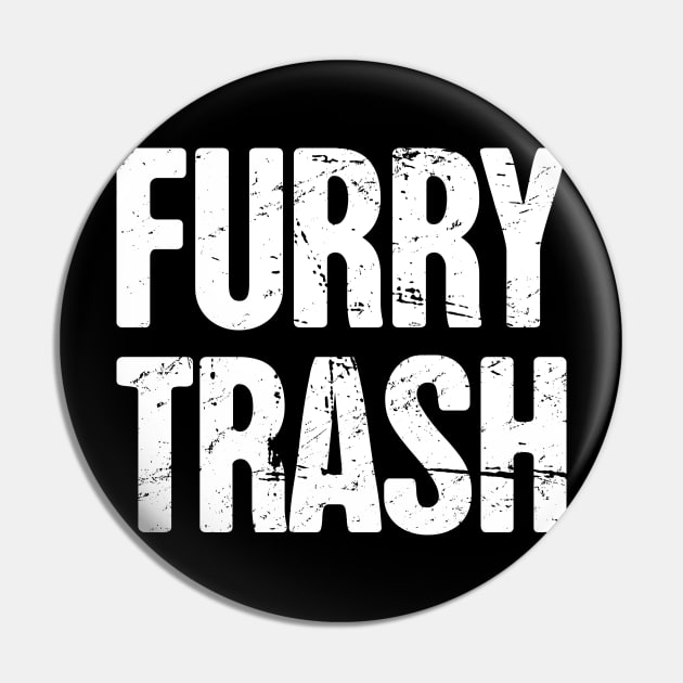 Funny Anthro Furry Fandom Fursuit Con Gift Pin by MeatMan