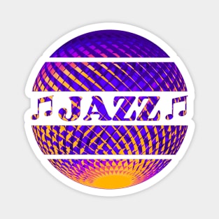 Colorful Jazz disco ball Magnet