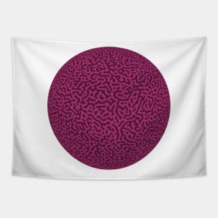Turing Pattern Sphere (Purple Pink) Tapestry