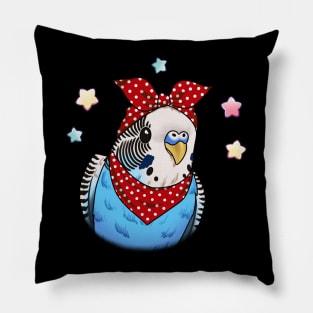 Feathers and Love: Budgie Mom's Parrot Passion Pillow