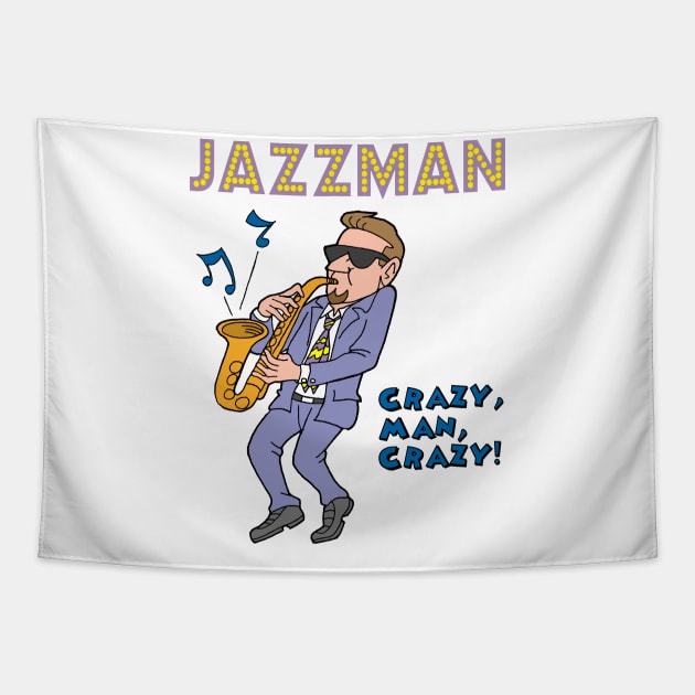 Jazzman Tapestry by AceToons