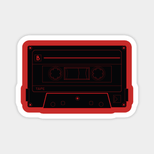 EVEN MORE RED CASSETTE Magnet