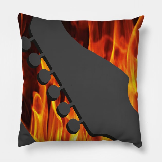 Guitar Pick Pillow by sebstgelais