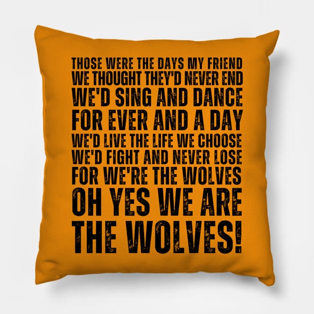 Those were the days my friend Pillow by Providentfoot