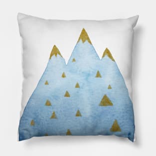 Blue Mountains Watercolour Pillow