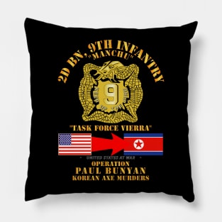 Operation Paul Bunyan - 2nd Bn 9th Infantry - Korea Pillow