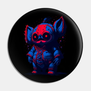 Daruma Stitch Pin