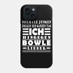 Bowlen Geschenkidee Sport Männer Jungs Phone Case