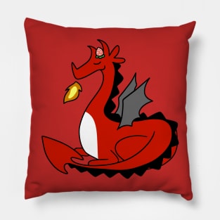 Fire Breathing Strawberry Dragon Pillow