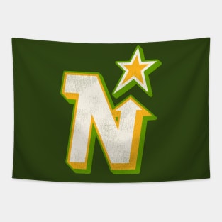 Defunct Minnesota North Stars Hockey Team Tapestry