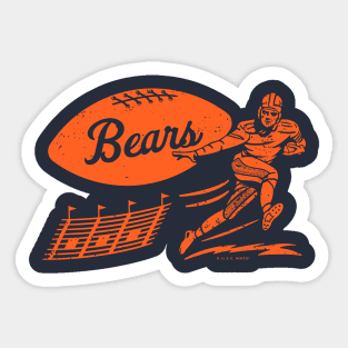 Vintage Bears Mascot - Chicago Bears - Sticker