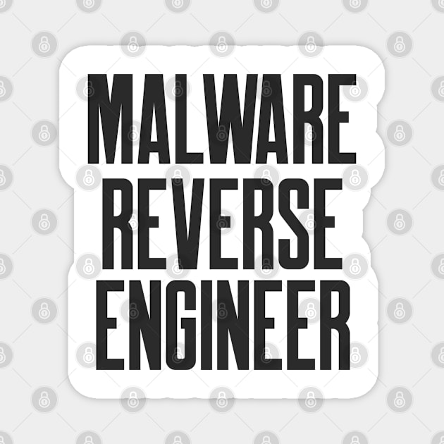 Cybersecurity Malware Reverse Engineer Magnet by FSEstyle