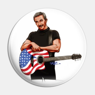 Aaron Tippin - An illustration by Paul Cemmick Pin